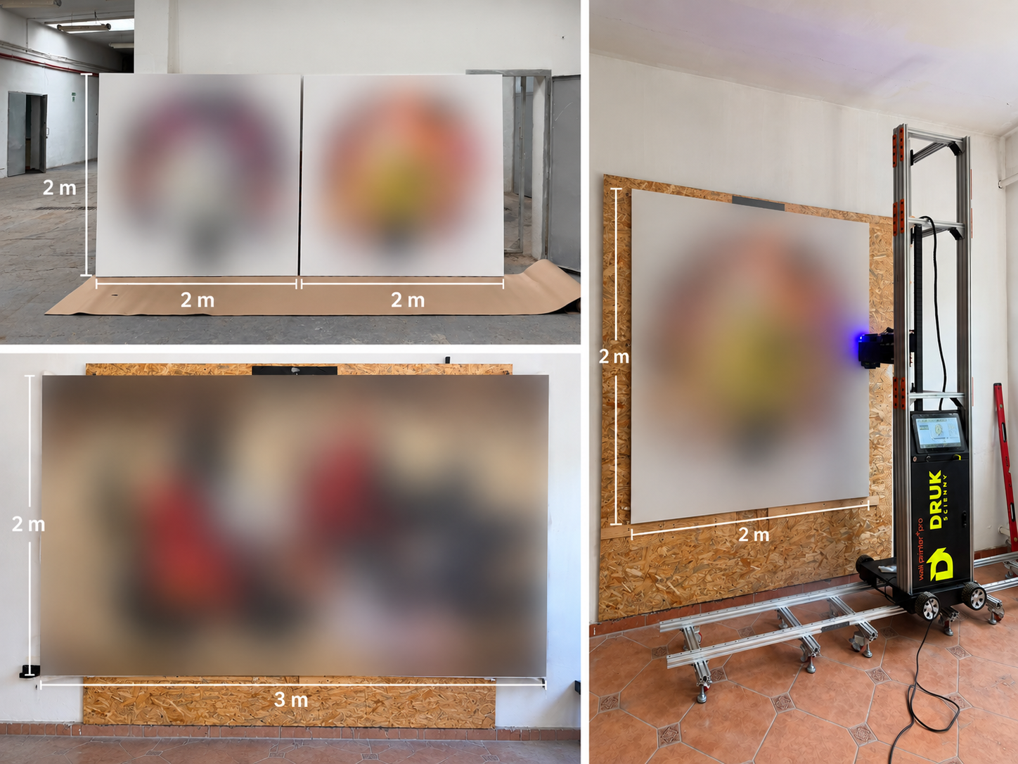 Druk UV na płótnie w wielkim formacie. Tym razem 3 × 2 metry